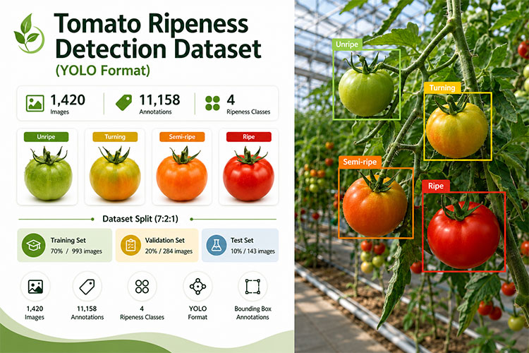 Tomato Ripeness Detection Dataset (YOLO Format)