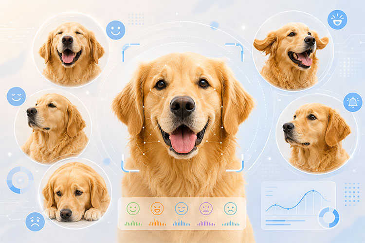 金毛寻回犬情绪识别数据集：用于情绪分类的标注金毛寻回犬图像