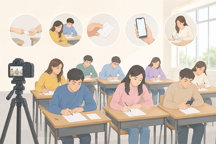 学生作弊行为数据集：纸质考试的作弊行为检测数据库