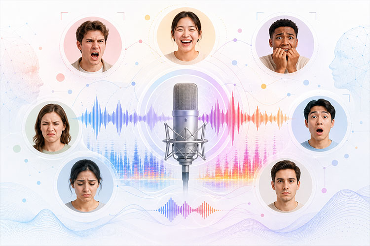 面向语音情感识别、音视频情绪分析与情感计算研究的高质量数据集