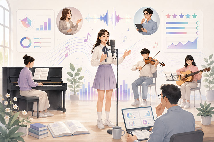 音乐教学效果数据集：多来源绩效和评估记录