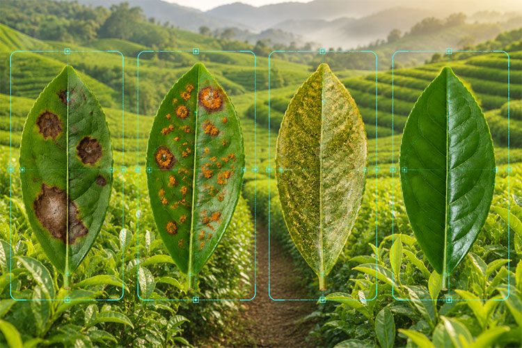 茶叶病害早期检测的图像数据集