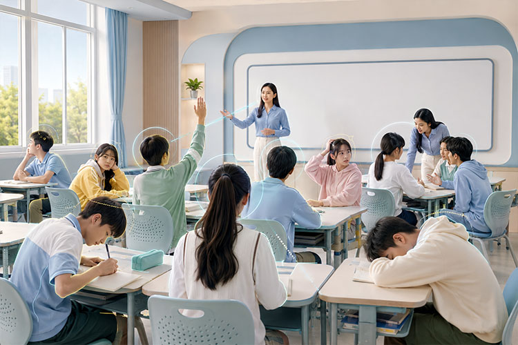 中国课堂学生注意力与师生教学行为多类别分析数据集