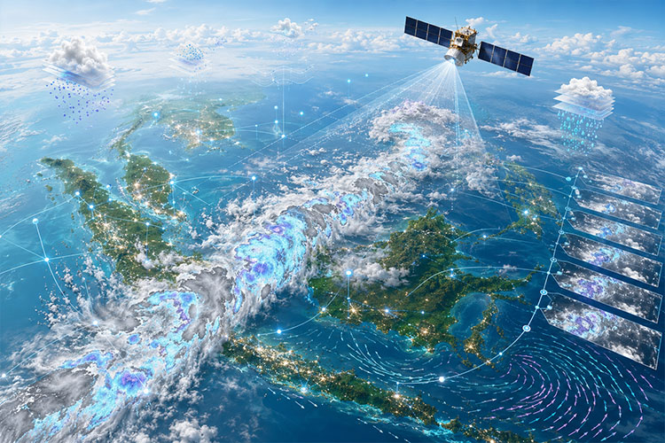 海洋大陆卫星红外图像与逐小时气象多模态数据集