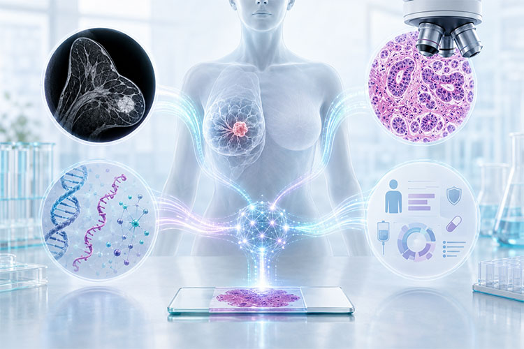 乳腺浸润性癌MRI、数字病理、多组学与临床多模态融合数据集