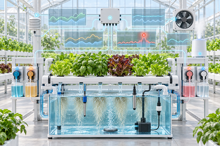 水培物联网传感器与执行器时序日志数据集